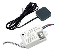 Zeroupshop Interruptor de sensor táctil de onda manual de 220 V para armario de armario, controlador de luz de división oculta regulable con distancia de detección de 0 a 5 cm, carga de 100 W, panel