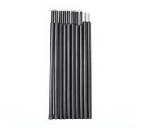 zeroupshop Juego de 10 bastones de lona telescópicos ajustables de 90 a 230 cm, accesorios de aluminio ligero para tienda de campaña (10 nudos)