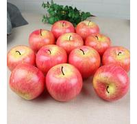 Zeroupshop Juego de 10 piezas de frutas artificiales para el hogar, tienda, fiestas, cocina, decoración de mesa de cocina, exhibición realista de alimentos falsos para comercialización visual y