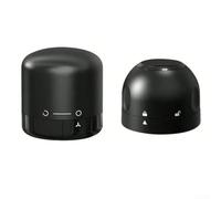 Zeroupshop Juego de 2 tapones de vino con sello al vacío para vino tinto y espumoso, tapones de botella de silicona reutilizables con 4 bolas de acero, conservación hermética para cuellos de 18 a 19