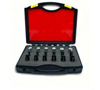 Zeroupshop Juego de 26 piezas métricas y para medidores de rosca imperial, paso de tuerca de perno de acero de alta velocidad, para tamaños de 4 a 12 mm y 6 a 32 a 1/2-20, herramientas de medición