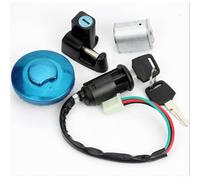 Zeroupshop Juego de cerraduras de encendido con tapa de depósito de combustible y llaves para Honda Monkey Z50/50A/Z50J/Z50R, kit de interruptor de 4 cables, reemplazo de seguridad de aleación de