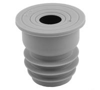 Zeroupshop Junta de tubería de agua, sello de drenaje de silicona, para lavadora, fregadero y fregona desagües de piscina (M, gris, 1 unidad)