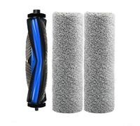 Zeroupshop Kit de accesorios para aspiradora robot con cepillo principal en forma de V y dos cepillos de rodillo de fregona reutilizables súper absorbentes compatibles con Deebot X9/X11/T80s PRO para