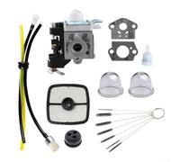 Zeroupshop Kit de carburador para Echo PB-250 PB-250LN ES-250 Kit de afinación de soplador con línea de filtro de aire para juntas de bombilla de imprimación reemplazar A021003661 A021003660 RB-K106