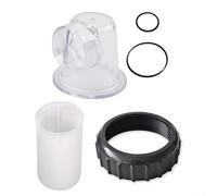 Zeroupshop Kit de componentes de inserción de circulación para SPS25 SPS50 SPS75 SPS100, tapa de prefiltro transparente con junta tórica de tamiz de succión, accesorios de tornillo, piezas de repuesto