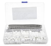 Zeroupshop Kit de conectores de cable macho hembra de paso de 2,54 mm con pines de cobre estañados y caja de almacenamiento, compatible con Arduino para impresoras 3D Raspberry Pi, modelos RC