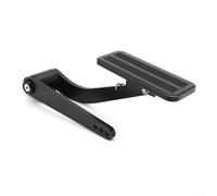 Zeroupshop Kit de pedal de acelerador doble de aluminio con ángulo ajustable de 360°, antideslizante para superficie para Chevy para Ford para buick para cadillac Street Rod Rat Rod para Hot Rod negro