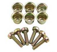 Zeroupshop Kit de reemplazo de tornillo de motosierra, 6 sujetadores de metal para 024 M40 026 M60 equipos de alimentación al aire libre, OEM 0000 790 6100 para mantenimiento de jardín y patio