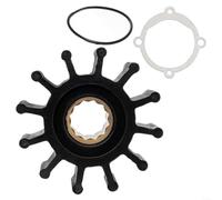 Zeroupshop Kit de reparación de impulsor, para 21951352 21381693, reemplazo de agua de neopreno, con inserto de latón, compatible, con Johnson para Sierra Jabsco Indmar
