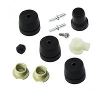 Zeroupshop Kit de tapa de búfer anular antibúfer AV compatible, con MS034 036 MS340 MS360 piezas de motosierra absorción de golpes de goma, para un funcionamiento más suave para la instalación