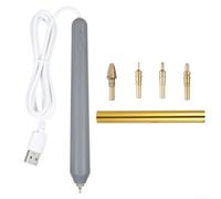 zeroupshop Kit Hot Foil Pen USB para Scrapbook y Manualidades | Incluye rollo lámina dorada, cable USB 5V, perfecto para scrapbooking álbumes tarjetas personales