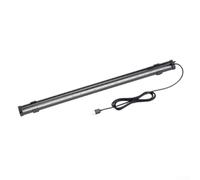 Zeroupshop Lámpara LED sumergible para tanque de peces, con ventosa, impermeable, PVC, tira de oxigenación para acuarios, para decoración de paisajes, (47 cm)