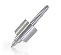 Zeroupshop Live Center - Rodamiento triple para torno cónico, acero de alto carbono para herramienta de contrapunto CNC con rodamientos de aguja de empuje de bola profunda, precisión de 0.000 pulgadas