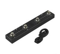 Zeroupshop M-VAVE Chocolate BT Wireless para controlador MIDI recargable de 4 botones portátil para controlador de pie MIDI Pedal APP Control