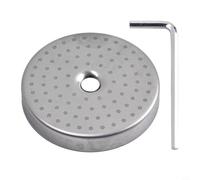 Zeroupshop Mampara de ducha de acero inoxidable para cafetera, 53 mm, pieza de repuesto para Breville BES 860 870 878 880 Series Espresso Maker