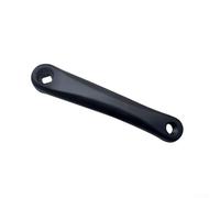 Zeroupshop Manivela izquierda de 170 mm para bicicletas de montaña de carretera con agujero cuadrado y diamante compatible pieza de reparación de bicicletas aleación de aluminio (negro)