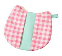 zeroupshop Manoplas Horno Doble Capa Protección hasta 200°C(Pink) | Canvas grueso 6oz, aislamiento térmico superior, protege manos, para ideal hornear, tamaño 13x15cm
