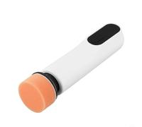 Zeroupshop Máquina pulidora excéntrica para coche con almohadillas de pulido de 50 mm, pulidora inalámbrica inalámbrica para el cuidado del coche, encerado, ABS, blanco, 20,3 cm