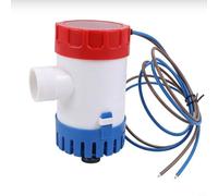 Zeroupshop Marine Bilge - Agua sumergible de 12 V/24 V, 1100 GPH con eje de acero inoxidable, barco impermeable para yate, pesca, velero, cabeza de 5 m, para una fácil instalación (JT555A24V)