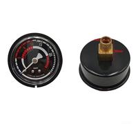 Zeroupshop Medidor de presión de máquina de espresso, accesorio medidor de presión para cafetera para equipo de preparación de espresso, medición, instalación simple, negro (D)