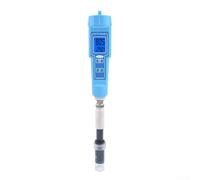 Zeroupshop Medidor digital de pH y termómetro bolígrafo, IP67 impermeable 2 en 1 probador de acidez con ATC para suelo, agua, alimentos, carne, laboratorio, acuario, hidroponía, azul