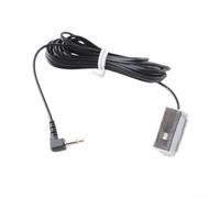 Zeroupshop Micrófono externo gris de 3,5 mm para coche con reducción de ruido para A4L para A6L para Q5 A5 S5 para radio de navegación Q7, cable de cobre sin oxígeno y reproducción