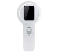 Zeroupshop Microscopio digital de mano 200X con pantalla IPS HD de 2 pulgadas, 16 luces LED ajustables, estabilización de imagen, negro o blanco para observación de campo e investigación sobre la
