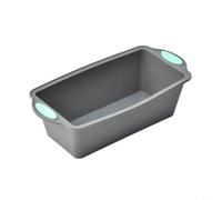 Zeroupshop Molde rectangular de silicona para molde, para hornear gasa, galletas, tostadas, antiadherente, verde, resistente al calor, 10 x 20 x 5,5 cm, almacenamiento fácil de limpiar