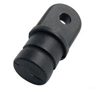 Zeroupshop Nylon para Bimini Top Eye End Fitting, para tubo de 7/20.3 cm, inserto de toldo de barco marino, con 2.5 pulgadas de altura, pieza de repuesto fuerte y ligera, para accesorios de cubierta