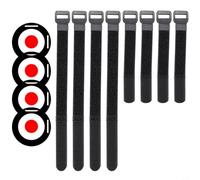 Zeroupshop Objetivo de entrenamiento de fútbol con correa ajustable, TPE y ABS, ayuda de precisión para la práctica de portero, red colgante de 18 cm de diámetro para ejercicios de fútbol y mejora de