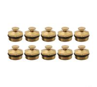 Zeroupshop Paquete de 10 boquillas de latón de 1/2 pulgada DN15 para riego de jardín, cabezales de aspersión para césped, agricultura, refrigeración, atomización, ahorro de agua, 2-4 m de diámetro