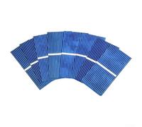 Zeroupshop Paquete de 100 mini paneles solares de silicona policristalina de 39 x 19 mm, 0,5 V, kit de energía solar para hacer modelos y cargar la batería