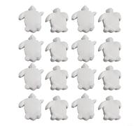 Zeroupshop Paquete de 16 esponjas absorbentes de aceite de piscina, diseño de tortuga, removedor de escoria flotante para jacuzzis, spa, baño, limpieza de mantenimiento