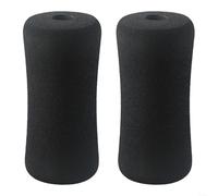 Zeroupshop Paquete de 2 almohadillas de espuma de repuesto para banco de pesas de extensión de piernas, esponja de tubo de alta densidad para máquinas de ejercicio en casa, gimnasio, se adapta a 22-25
