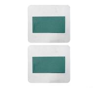 Zeroupshop Paquete de 2 películas magnéticas para visor de campo de 25 x 50 mm, hoja microencapsulada verde oscuro para control de calidad e ingeniería inversa