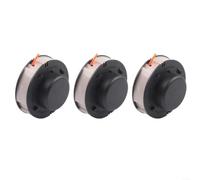 Zeroupshop Paquete de 3 bobinas y línea para recortadora de césped de 1,6 mm x 5 m, repuesto para FSA56 FSE41 FSE52 PP500, repuesto de cuerda de plástico para piezas de cortacésped de jardín