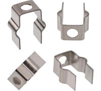 Zeroupshop Paquete de 4 clips de montaje para Shark para robot aspirador IQ AI AV2501S soportes de cepillo lateral de acero inoxidable, pieza de equipo de alimentación al aire libre fácil de instalar