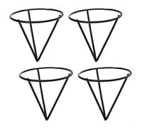 Zeroupshop Paquete de 4 iniciadores de aguacate, soportes de metal, para copas de 3.5 pulgadas de ancho, soportes triangulares, para enraizamiento y brotación, propagación de plantas a prueba de óxido
