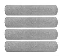 Zeroupshop Paquete de 4 mopas de rodillo de repuesto para aspiradora Dreame Aqua10, material de microfibra, almohadillas lavables a máquina, limpieza continua del piso del hogar