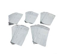 Zeroupshop Paquete de 50 bolsas de cultivo de polietileno blanco y negro con agujeros de drenaje, macetas reflectantes para cultivo de verduras sin suelo, jardín interior y exterior (8 L)