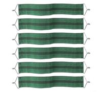 zeroupshop Paquete de 6 cinturones de tela resistentes al desgaste con ganchos resistentes para sillas plegables, asientos elásticos, muebles de exterior (verde)