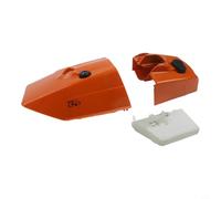 Zeroupshop Para kits de limpieza de filtro de aire, con cubierta superior de cubierta para motosierras MS240/MS260 024 026, juegos de piezas de repuesto de plástico para mantenimiento del motor y