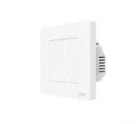 Zeroupshop Para MOES para Tuya para interruptor de luz inteligente ZigBee, panel táctil de pared de la serie Star Ring con control remoto RF, material de PC 86 x 86 mm, elegante diseño de