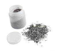 Zeroupshop Pasadores de acero inoxidable 304 de 0,7 mm x 5 mm para vasos giratorios, agujas de molienda resistentes a la corrosión para pulir piezas de metal y eliminar rebabas en esquinas muertas