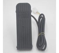 Zeroupshop Pedal acelerador de pedal de acelerador de bicicleta eléctrica 24V-72V, para bicicleta eléctrica, scooter, Go Kart, vehículo todoterreno, controlador de 3 pines, cable de 150 cm, negro