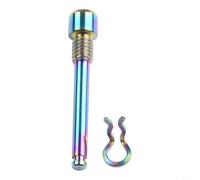 Zeroupshop Pernos de pinza de freno de disco, con clip de resorte, para M985, para ULTEGRA R8070, tornillo de aleación y broche de eje de almohadilla para piezas de repuesto de anillo (colorido)