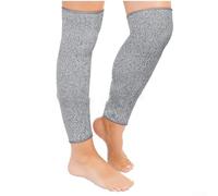 Zeroupshop Polainas de jardinería resistentes a cortes, protectores de pierna anticortes HPPE nivel 5 para cortar, montañismo, escalada en roca, protección de tobillo, diseño ergonómico, paquete de 2
