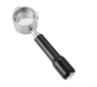 Zeroupshop Portafiltro sin fondo de 51 mm, para máquina espresso EC680, EC685, EC885, EC820, EC850, EC860, EC785, soporte de filtro de acero de aleación desmontable con mango ABS, para