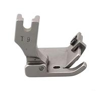 Zeroupshop Prensatelas ajustable para guía de bordes, para máquina de coser industrial T9, accesorio de metal, accesorio de herramienta de costura precisa, 3 x 2,5 x 1,3 cm